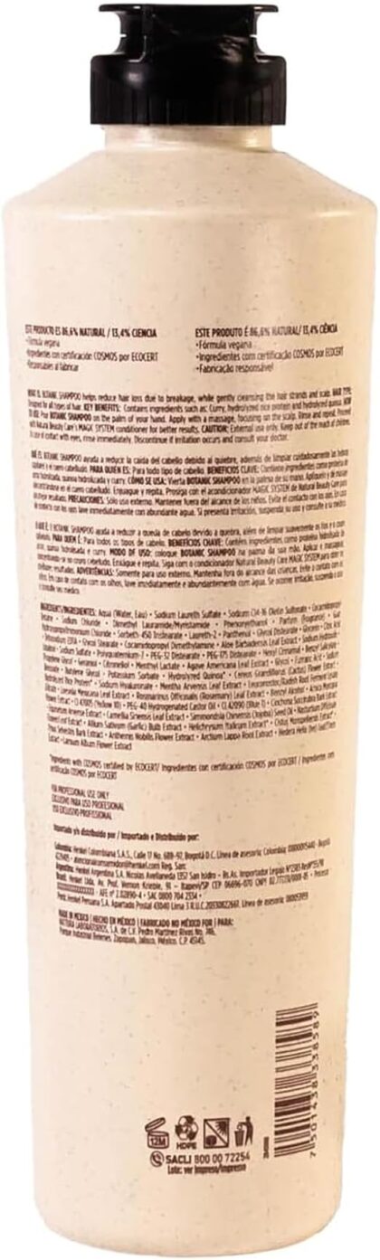 NBC Botanic Shampoo 300 ml Shampoo fortalecedor