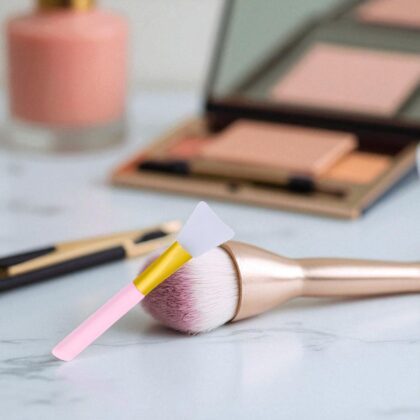 Aplicador De Mascarilla y Maquillaje Color Rosa