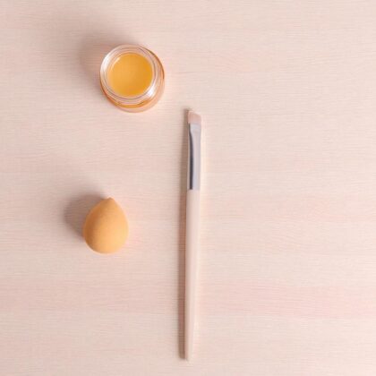 Brocha Para Delineado De Ojos Color Rosa