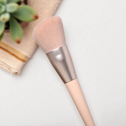 Brocha Aplicadora de Polvos Color Rosa