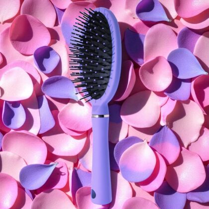 Cepillo Desenredante Ovalado Color Lila