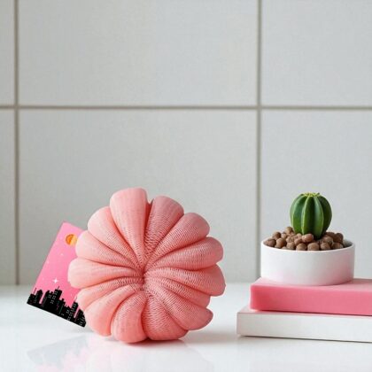 Esponja De Baño Estilo Calabaza Color Rosa