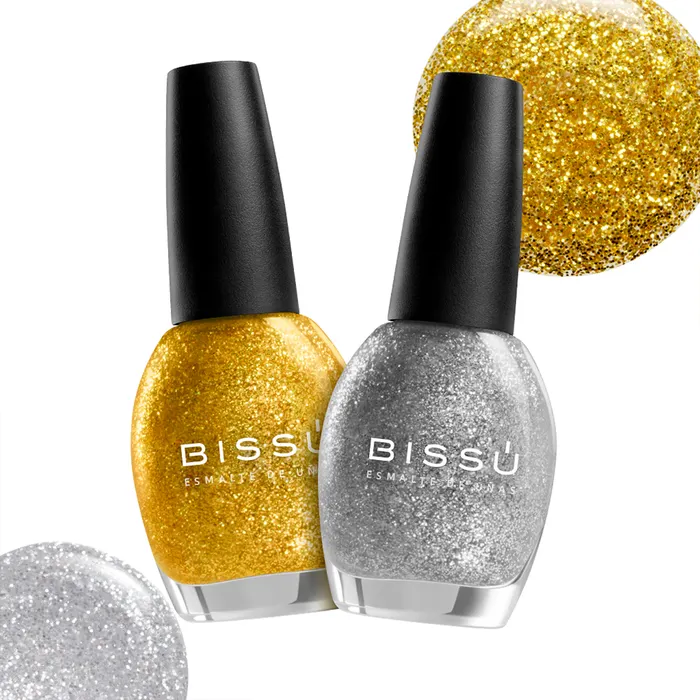 BISSÚ Esmaltes Glitter Uñas