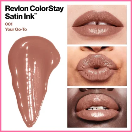 Labial Líquido Revlon ColorStay Satin Ink tono Your Go To, n°1