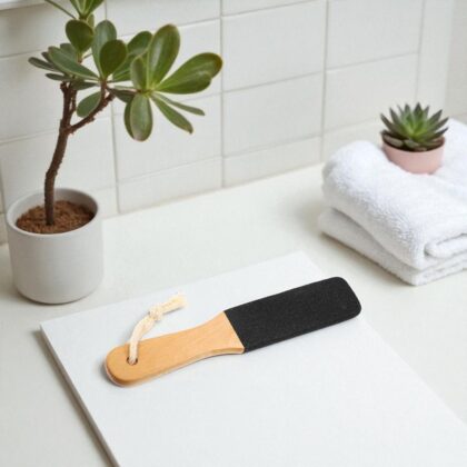 Lima Doble Cara De Madera Para Eliminación De Piel Gruesa