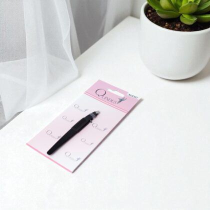 Pinzas De Depilación Negras Con Agarradera De Plástico Suave