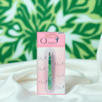 Pinzas Para Depilación con Diseño de Hojas