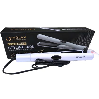 IG Inglam Plancha Digital Nanoseramic Turmaline Blanca