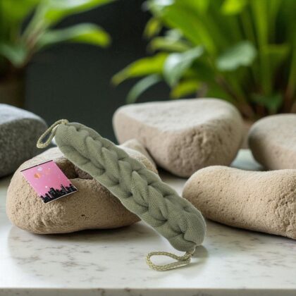 Esponja de Baño Para Espalda Color  Verde